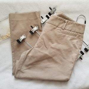 WOMENS PANTS TAN BEIGE VAN HEUSEN DRESS STRETCH SIZE 10